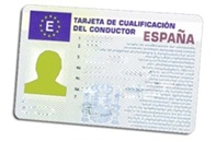 Esempio di Certificato di idoneità professionale del conducente Spagna